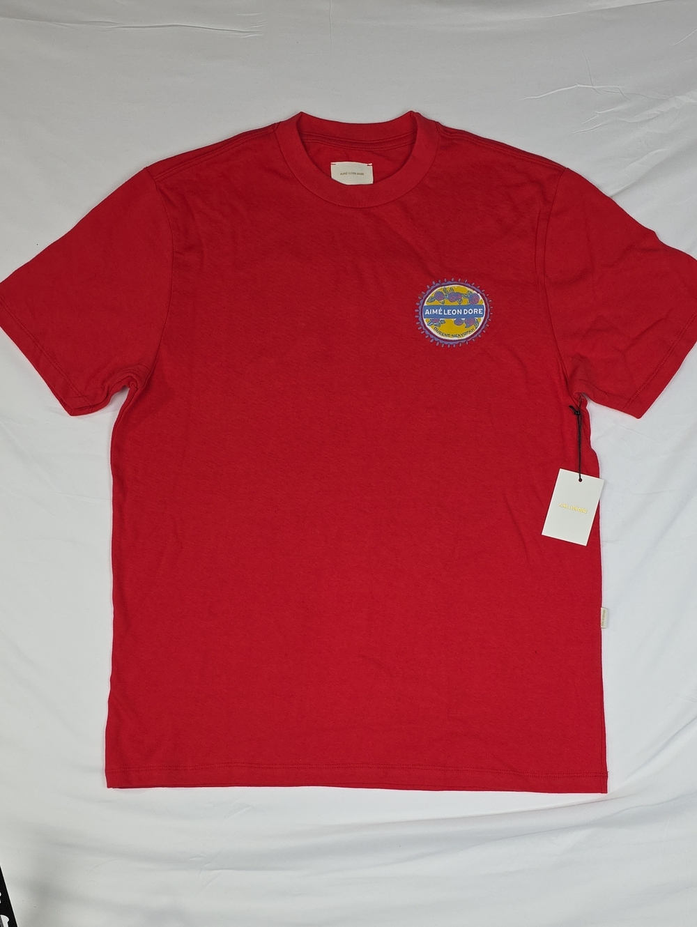 Aime Leon Dore Red Logo Short Sleeve Tee Medium Men